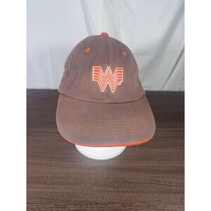 Vintage Whataburger Brown & Orange Embroidered‎ Logo Adjustable Baseball Cap